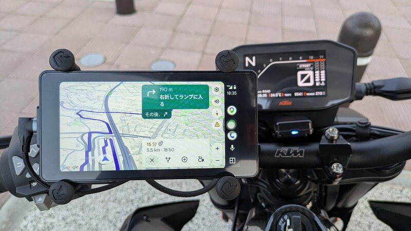 スマートモニター購入（その④）バイクナビでの使用インプレ | バイク